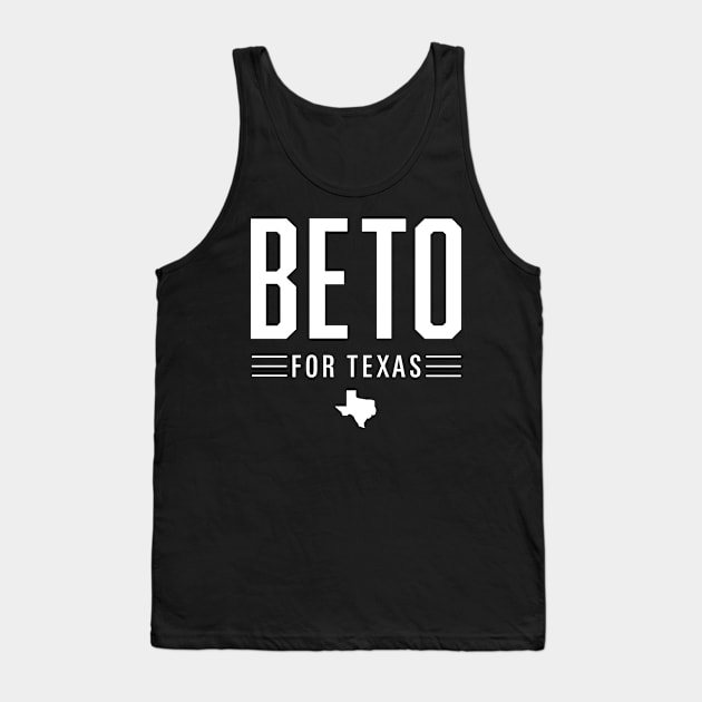 Beto O'Rourke For Texas 2022 Election | Vote Beto Orourke 2022 Texas Governor Campaign T-Shirt Tank Top by BlueWaveTshirts